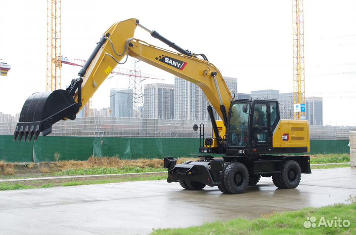 Колёсный экскаватор Sany SY215W, 2023