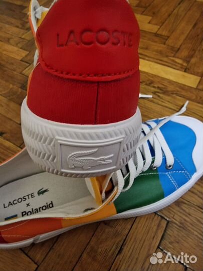 Кеды Lacoste X polaroid новые 42