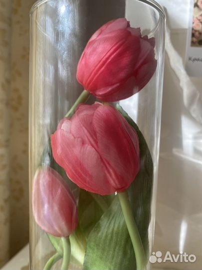 Силиконовые тюльпаны пионовидные