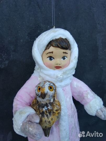 Ватные ёлочные игрушки