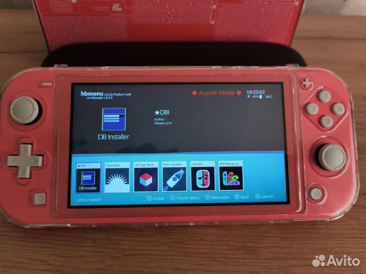 Nintendo Switch Lite прошитая