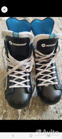 Коньки Nordway раздвижные р 34-37