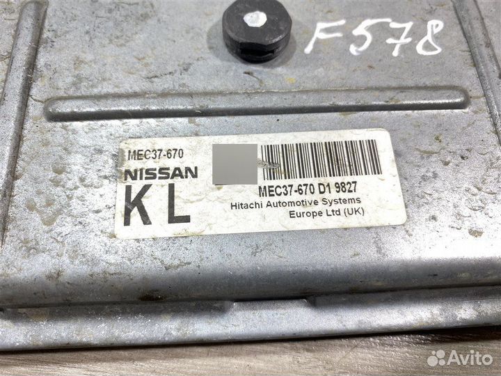 Блок управления двигателем Nissan Note 1 E11