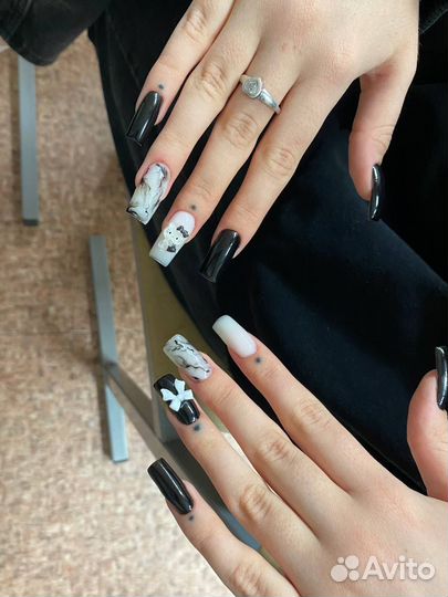 Наращивание ногтей с выездом на дом