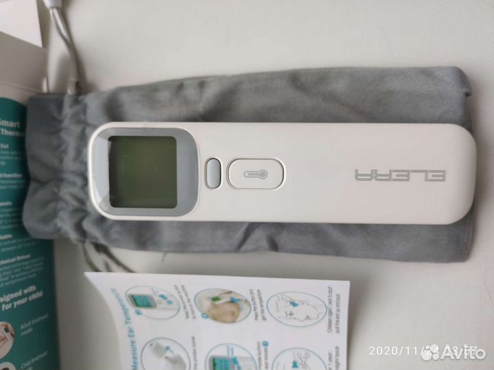 Детский термометр elera, инфракрасный цифровой ЖК