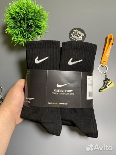 Носки Nike everyday 10 пар черные