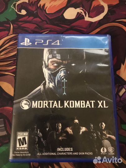 Mortal kombat xl ps4 диск