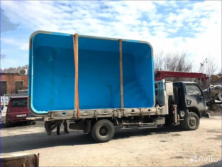 Бассейн с монтажем