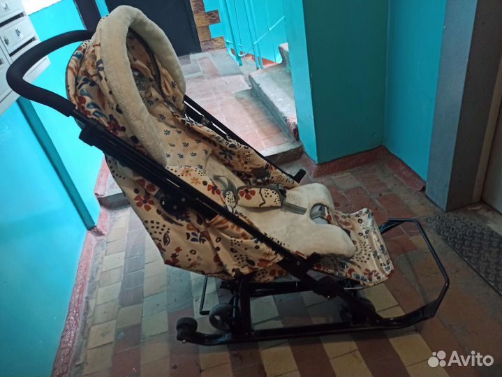 Санки коляска ника 7-5