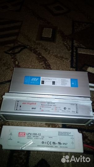 Блок питания неоновых реклам, 12V