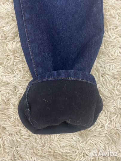 Джинсы утепленные на мальчика 152