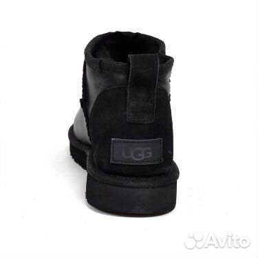 Угги UGG Classic Ultra Mini Metallic Black