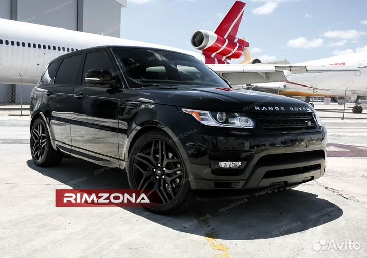 Кованые диски R22 на Range Rover Sport