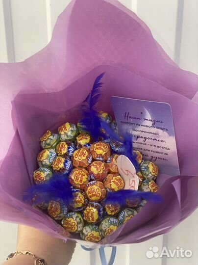 Букеты из чупа чупсов