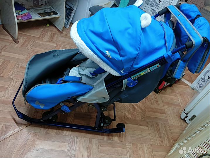 Санки коляска ника kids