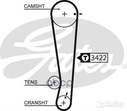 Ремень грм 5511XS Gates