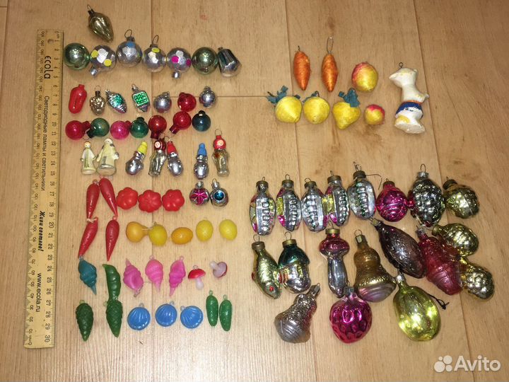 Елочные игрушки мини СССР