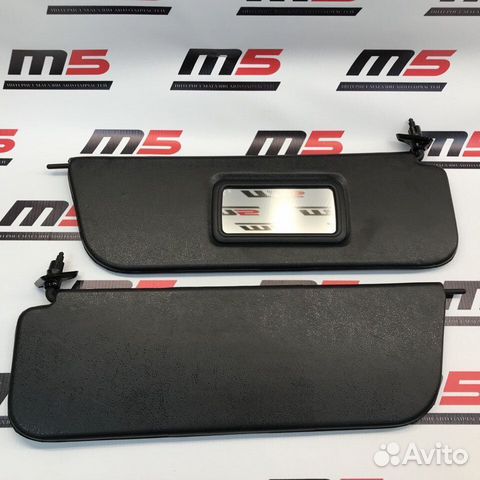 Черные солнцезащитные козырьки с зеркалом для 2107