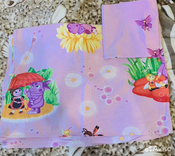 Детское постельное белье Лунтик,Холодное сердце