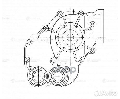 Насосы водяные (помпы) LWP0790 luzar