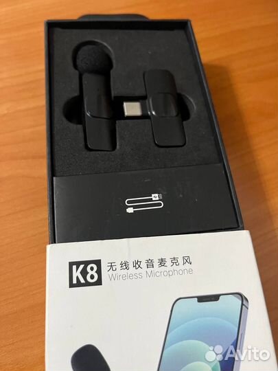 Петличка микрофон беспроводной K8