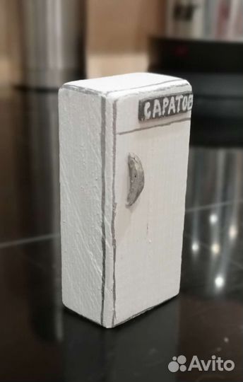 Декоративный домик, холодильник. Ручная работа