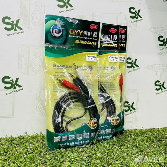 Кабель Mini Jack 3.5mm-2xrcca K3