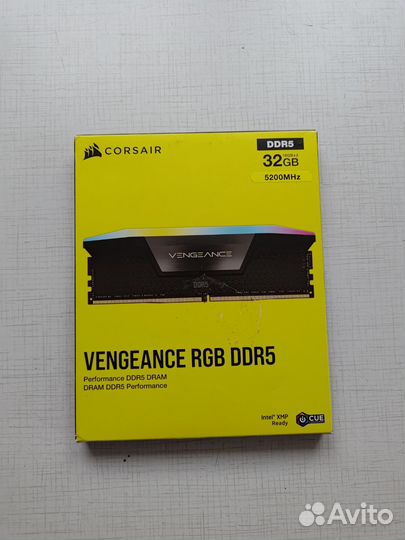 Оперативная память DDR5 corsar vengeance RGB