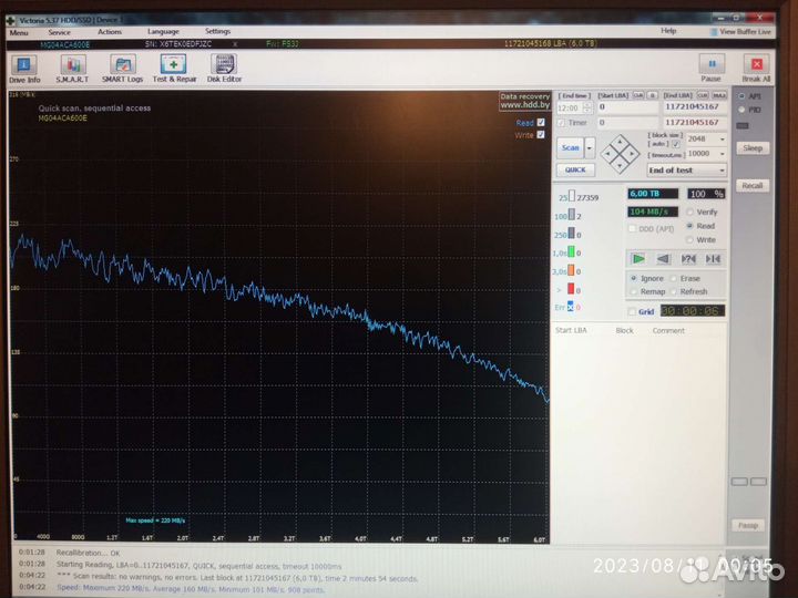 Новый 6TB HDD SATA 3.5