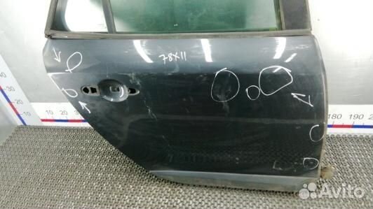 Дверь задняя правая renault megane 3 (78X11FT01)