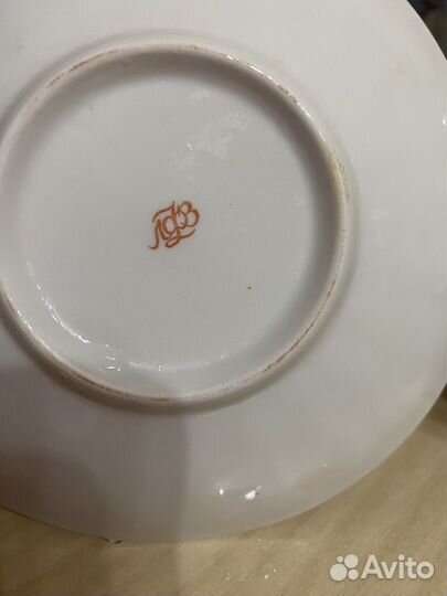 Чайная пара лфз костяной фарфор