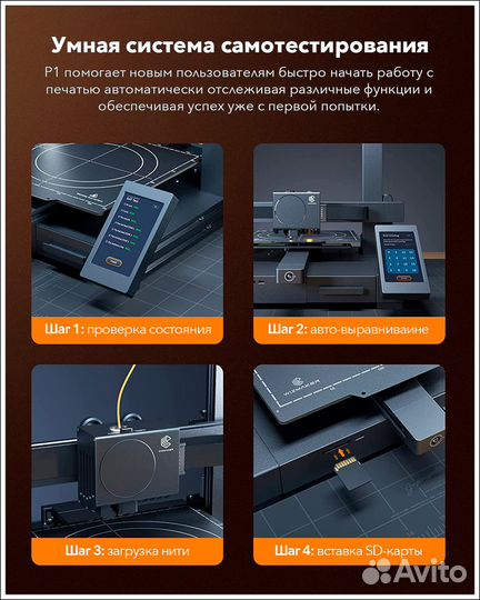 3D принтер Wizmaker P1 новый