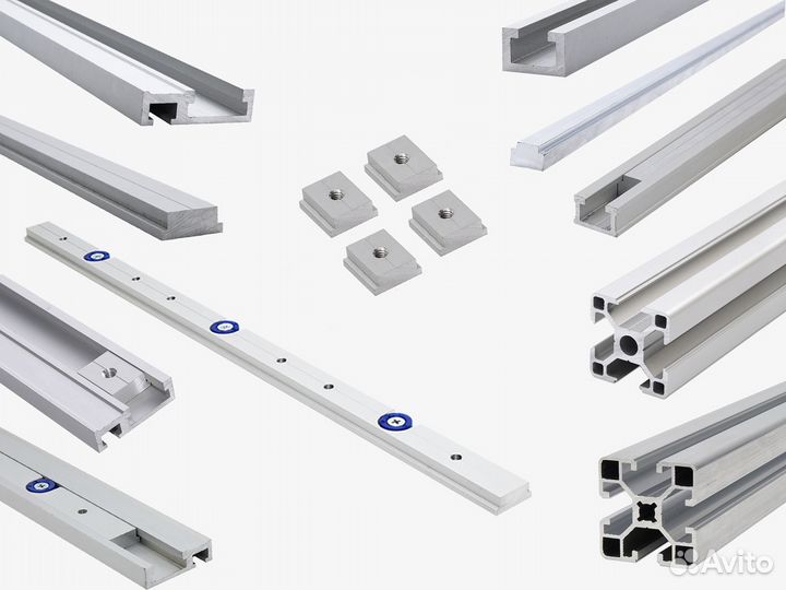 T-track профили, ползуны