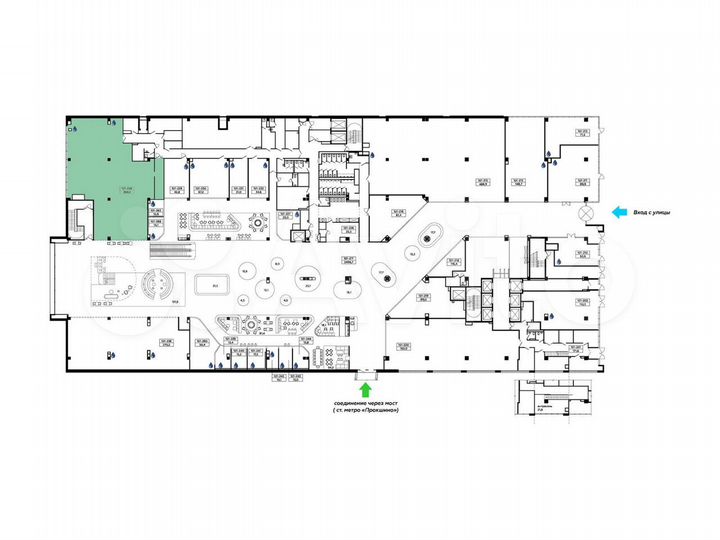 Сдам торговое помещение, 369.2 м²