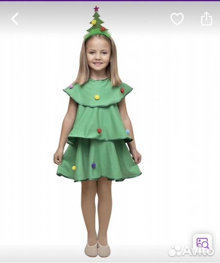 Новогодний костюм елочка