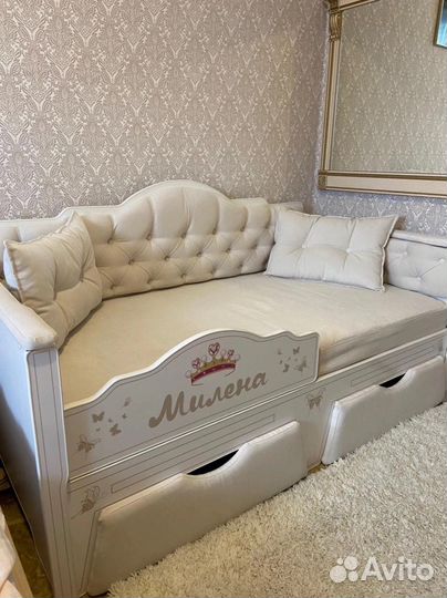 Детская кровать фея с каретной стяжкой