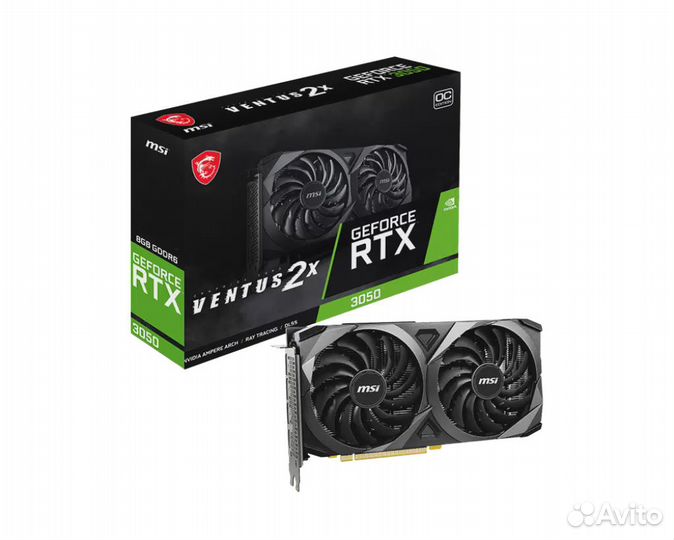 Видеокарта MSI RTX3050 ventus 2X XS 8GB