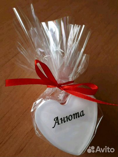 Мыло с именами и надписями