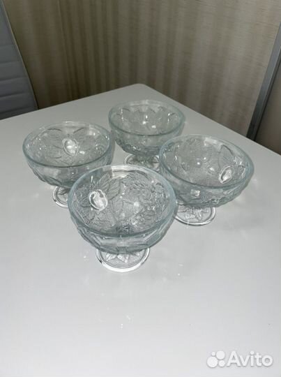 4 креманки фруктовницы салатницы