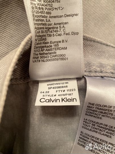 Джинсы Calvin Klein w31