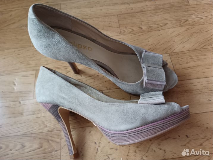 Туфли женские 37 размер натуральная замша