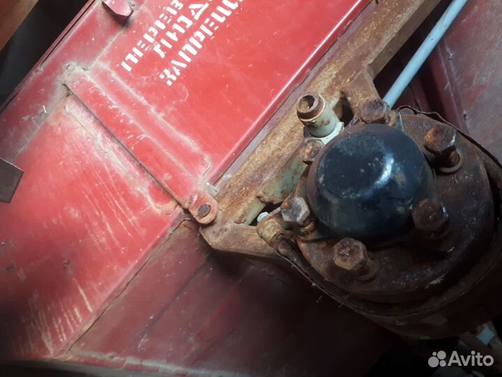 Телега для мотоблока СССР 200кг с тормозом