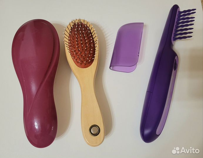 Электрическая расческа-детанглер и обычные