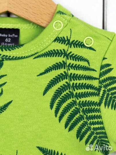 Боди детское Baby Boom Б98/7-И папоротник я7 (80)