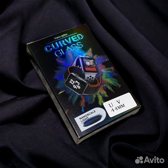 Защитное UV стекло для Apple watch 44 mm