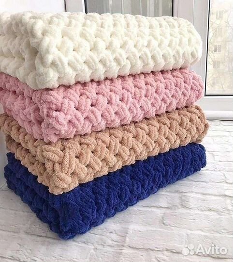 Плед детский плюшевый