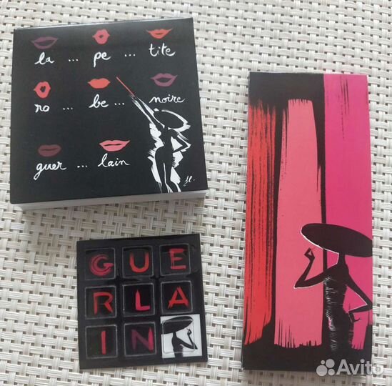 Guerlain Блокнот, пилки для ногтей, наклейки