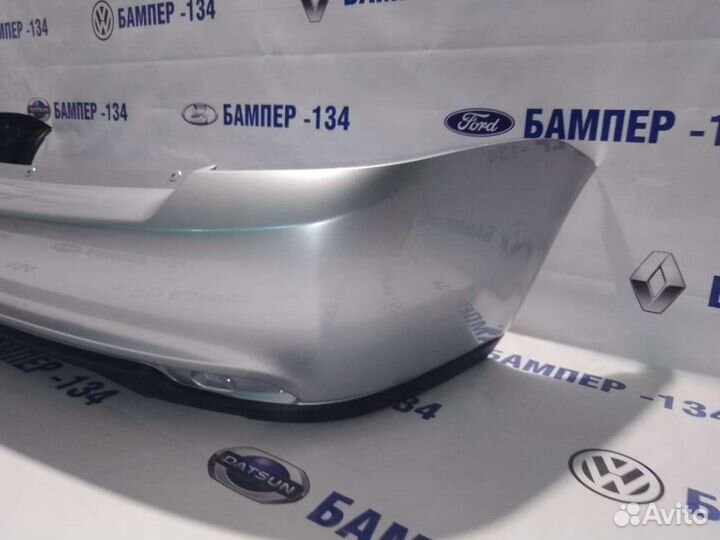 Задний бампер priora 2 хэтчбек Снежная королева