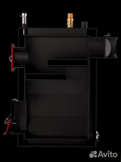 Твердотопливный котёл 65 квт