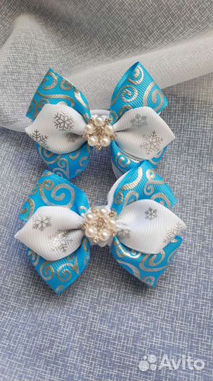 Бантики ручной работы для волос